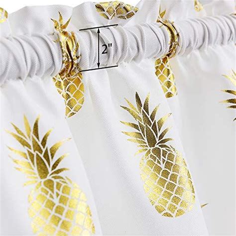 metallic pineapple curtain fabric|Curtain Pineapple Metallic .